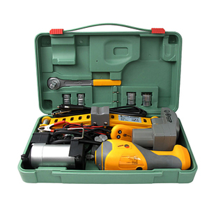 車(chē)載12V 汽車(chē)換胎工具 車(chē)用剪式電動(dòng)千斤頂扳手打充氣泵維修越野_車(chē)品配件/汽車(chē)/配件/改裝/摩托/自行車(chē)
